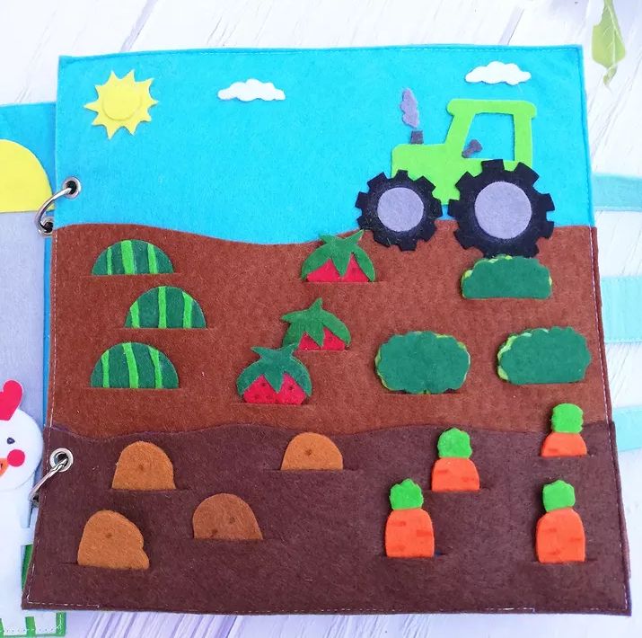 Libro sensorial granja